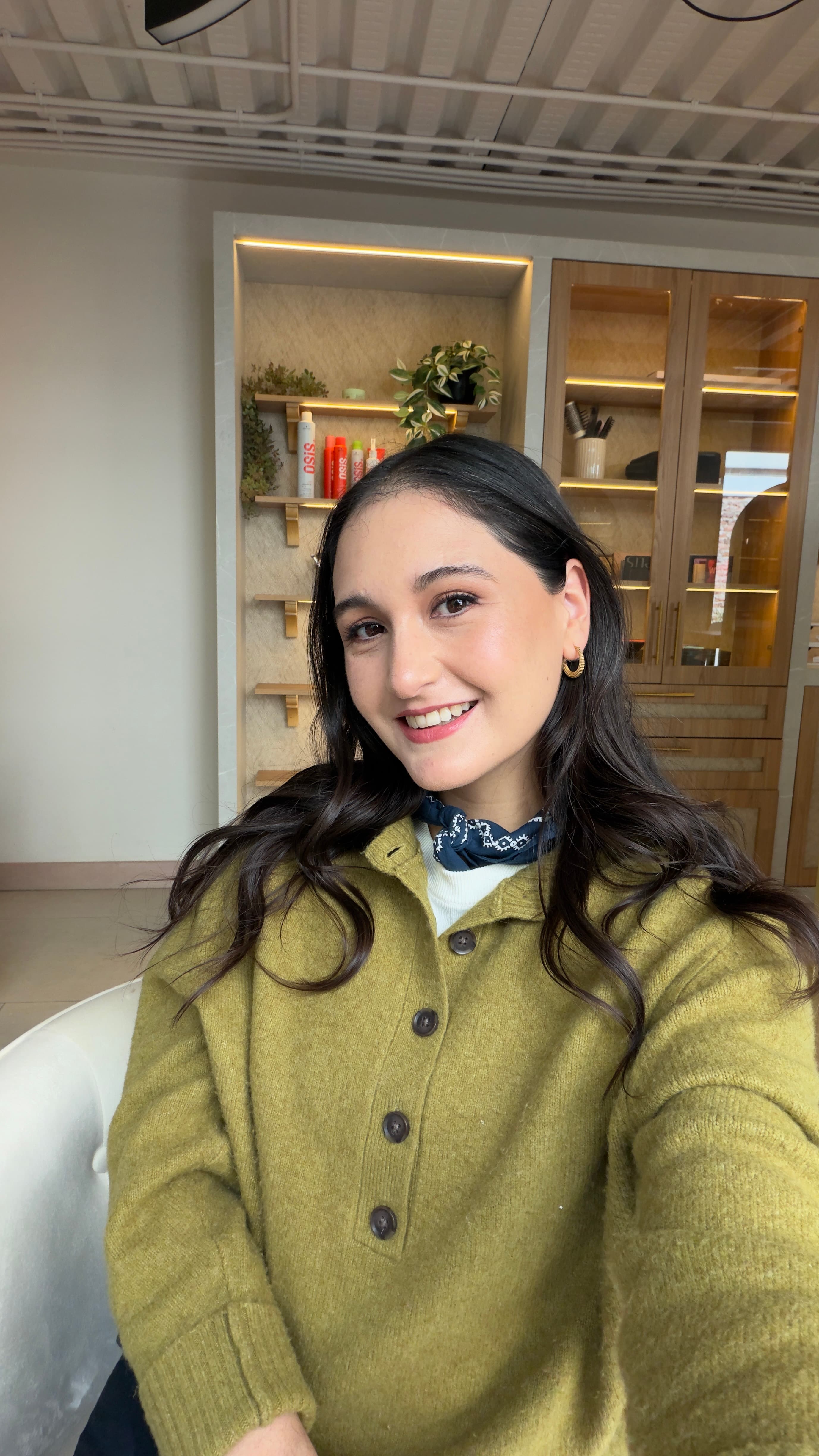 Fran Sol, consultora de imagen personal, en su estudio